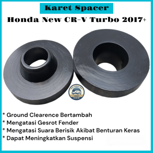 Karet Spacer Tatakan Per Keong Belakang Mobil Honda New CR-V Turbo 2017 Up 1Set(2Pcs)