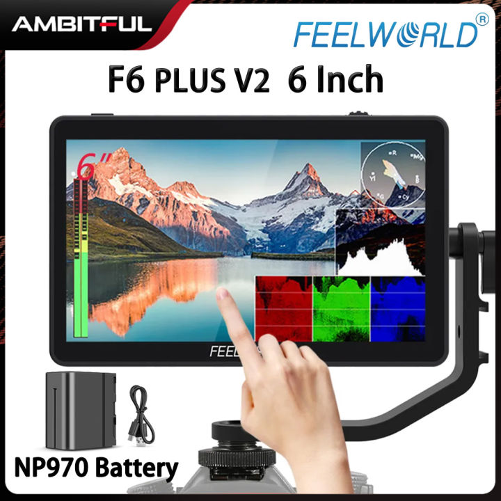 Feelworld F6 Plus V2 6 Inch Camera Dslr Field Monitor 3d Lut Touch