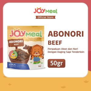 Joymeal Abonori Beef & Chicken Original & Cheese 50gr - Abon Enak Halal Tanpa Msg & Pengawet
