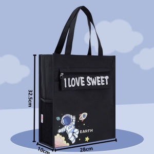 Student Handbag Schoolbag Book Bag Cartoon Tote Bag School Supplies 28x32.5x10cm
