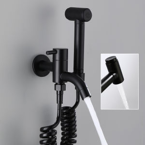 ชุดฉีดชำระ สแตนเลส 304 แรงดันสูง ประหยัดน้ำ ไม่เป็นสนิม สีดำ ดีไซน์สวย ทันสมัย SP-09