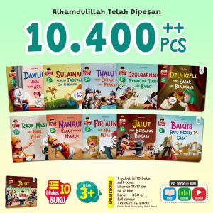 PAKET 10 BUKU Raja-Raja dalam Al-Quran ORIGINAL