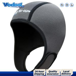 2mm Neoprene Dive Hood Swim Cap Quick Dry Thermal Hood Stretchable Surfing Head Cover for Boating Kayaking Canoeing