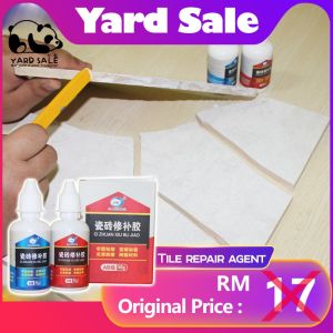 Yard Sale - LKB Tile Repair Glue AB Glue Strong Adhesive Porcelain Crack Repair Cream Ceramic Repair Glaze 瓷砖修补胶AB胶 修补裂痕