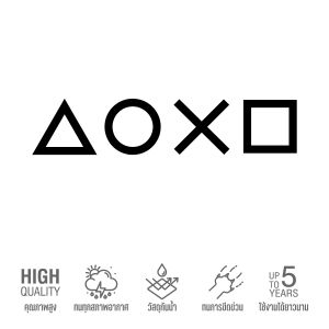 (D138) สติกเกอร์ไดคัท สามเหลี่ยม วงกลม กากบาท สี่เหลี่ยม สติกเกอร์ Playstation เนื้อ PVC กันน้ำ ลอกออกไม่ทิ้งคราบกาว