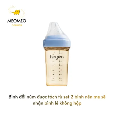Bình sữa Hegen PPSU 150ml / 240ml / 330ml [THAY NÚM]