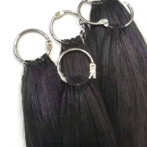 Feather Hair Extension 20pc/Lot Silky Straight Hair Extensions 18-24inch 100% Human Hair Extensions For Women Natural Color