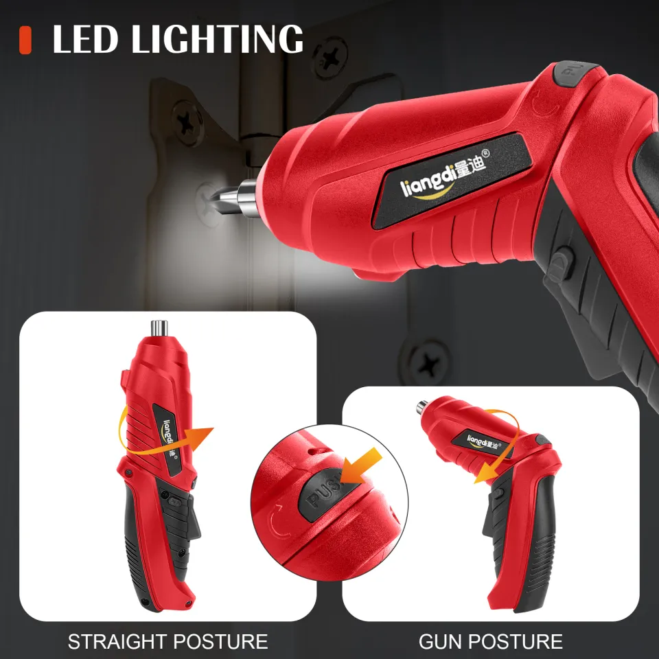 Electric Screwdriver Battery Rechargeable Cordless Screwdriver