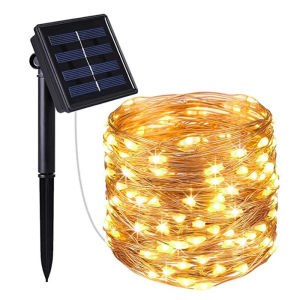Waterproof Outdoor Street Solar String Fairy Lights 10M 20M LED Solar Lamps 100 200leds Christmas Decoration for Garden Yard