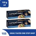 Woolworths Captain's Table Water Crackers Classic, 125g x 2 (Exp July 22, 2025). 