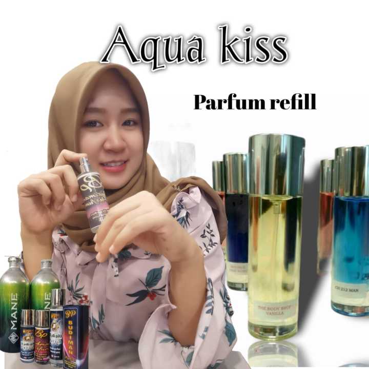 parfum pria dan wanita tahan lama minyak wangi aroma AQUA KISS