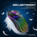 SKYSHIU M1 RGB Hollow Mouse Wired Gaming Mouse Lightweight Compatible with PC/Computer/Laptop. 