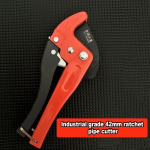 Plumbing Tools PVC Water Tube Aluminum Scissors 42mm Knife Cut Ratchet Pipe Plastic Hose Cutter