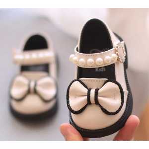 sepatu anak perempuan umur 1 5 tahun trendy / sepatu anak perempuan model pita kalung mutiara / sepatu anak perempuan terbaru bisa cod