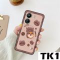 Ốp lưng Xiaomi REDMI 13C/ POCO C65  in hình Gấu nâu - hồng, Gấu Be@rick  cực CUTE, DỄ THƯƠNG. 