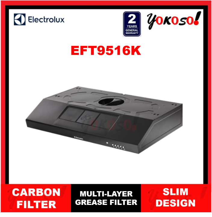 Electrolux EFT9516K 90cm slimline hood - Black | Lazada