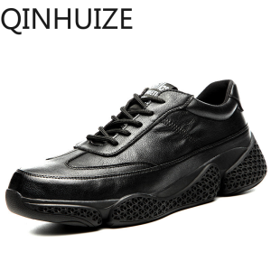 QINHUIZE new safety shoes steel toe cap anti-puncture foot protection work shoes safety protection breathable work safety boots men