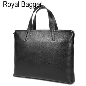 Royal Bagger Laptop Briefcase Handbag for Men Genuine Cow Leather Shoulder Bag Europe Style Business Crossbody Computer Bags
