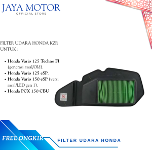 Saringan Udara Honda KZR KOJ K16 KVY K59 K03 KVB KZL KPH Beat Vario Spacy Genio Supra Revo dll