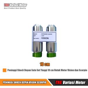 Peninggi Shock Depan Vixion 10 cm Sambungan Shok Skok Sok TRG Satu Set Untuk Motor Yamaha Vixion dan Scorpio