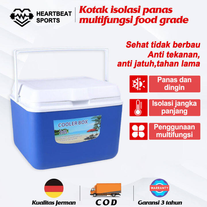 Heartbeat Sports Cooler Box Roda 28 Liter , 26 Liter ，13 Liter ，8 Liter