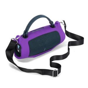 Durability Silicone Sleeve for Charge 6 Speaker Shoulder Pouch Shell Ensuring Perfect Fit and Easy Access to Port