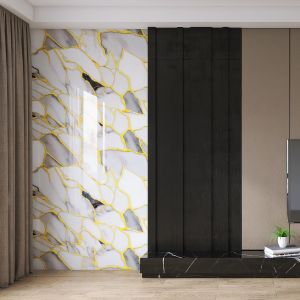 Marble Thickened PVC Wallpaper Sticker Oil-proof Waterproof Thickened Dining Table Sticker Bathroom Sticker