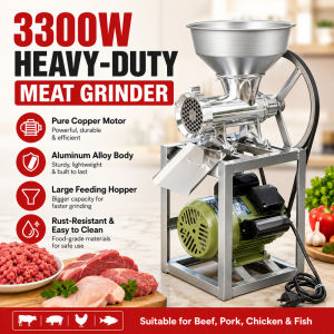 DEKES Electric Meat Grinder Commercial Large Multifunction Bone Crusher Can grind Chicken Skeleton Chili
