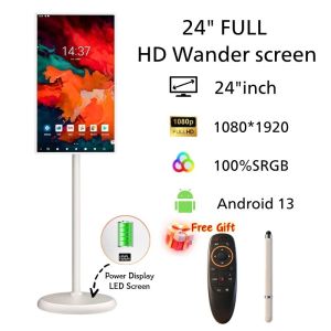【SG】DOVVA 24" UHD With Camera Smart Portable TV Touch Screen Google EDLA Certified TV Built-in Speaker And Battery