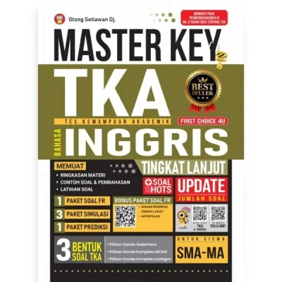 Buku Master Key TKA Bahasa Inggris Tingkat Lanjut SMA-MA