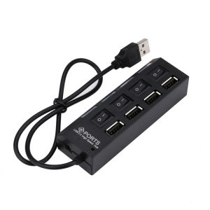[Ready stock】7-Port HUBs High Speed USB 2.0 Multi HUB Splitter Expansion Computer Charging Device