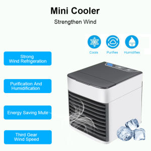 Mini Portable Air Conditioner Usb Desktop Air Conditioning Convenient Air Cooler Fan Digital Humidifier Air Cooling Fan