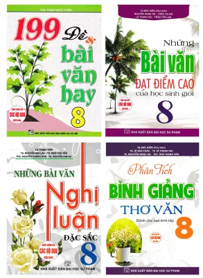 COMBO NHỮNG BÀI LÀM VĂN HAY LỚP 8 (DÙNG CHUNG CHO CÁC BỘ SGK HIỆN HÀNH) (BỘ 4 CUỐN) - HA