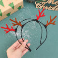 【♡Lovely girls house♡】Christmas Antler Headbands Cute Hairbands Hairhoop with Elf Ears Pine Cone Jingle Bells Christmas Party Decoration. 