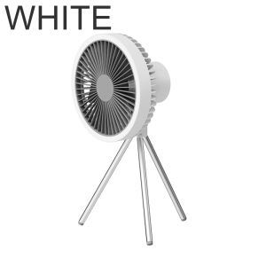 Multifunction Home Appliances USB Chargeable Desk Tripod Stand Air Cooling Electric Fan Night Light Outdoor Camping Ceiling Fan with battery