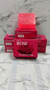 SABUN ROSE ORI BPOM per 6pcs SABUN ROSE BATANG NEW ROSE TRANSPARENT SOAP