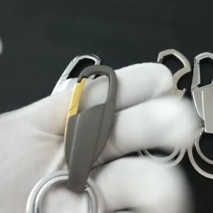 kkmf Metal Metallic Zinc Alloy Auto Key Ring Business Keychain Fob Holder Accessory Gift For MG/HS/EHS/GT/RX5/RX8/ZT/MG3/MG4/EV/MG5 J6H9P