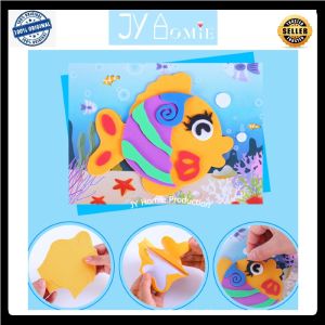 Sticker Eva Foam DIY Art Craft Gift Box Birthday Doorgift Mainan Budak Lelaki Mainan Budak Perempuan (Full Set 20 Types)