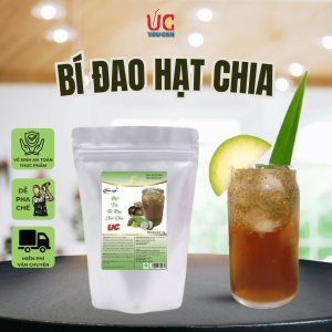Trà Bí Đao Hạt Chia Hoà Tan Thức Uống Giải Khát Thanh Nhiệt Tươi Mát Thơm Ngon Chuẩn Vị Dễ Pha (5  gói 5kg)