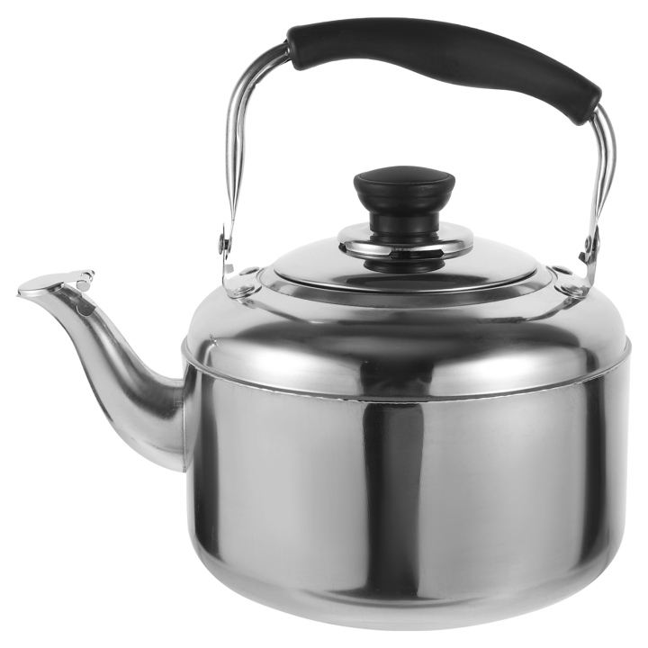 Kemp Stainless Steel Kettle for Gas Stove Top That Whistle Enamel Pan ...