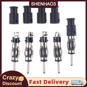 【SHENHAO3】 5 chiếc Đầu chuyển đổi ăng ten trên không Radio CD trên ô tô đầu nối tay cầm bằng nhựa