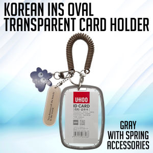 PaperCornerPh - Korean INS Oval Keychain Card Holder | Photocard ID Case