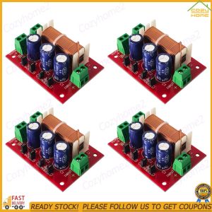 [CY] 4pcs YLY-2088 Audio Speaker Frequency Divider 400W Speaker Frequency Divider Adjustable Full Range Treble Bass