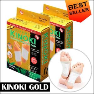 ORJ [BISA COD TERMURAH] Koyo Kinoki Detox Penyerap Racun Foot Pads KINOKI Gold Foot Patch Koyo Detox Kaki