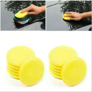 Busa Poles Body Mobil Motor Aplikator Wax Pad Spons 10cm Peralatan Detailing Mobil Anti Baret Lecet