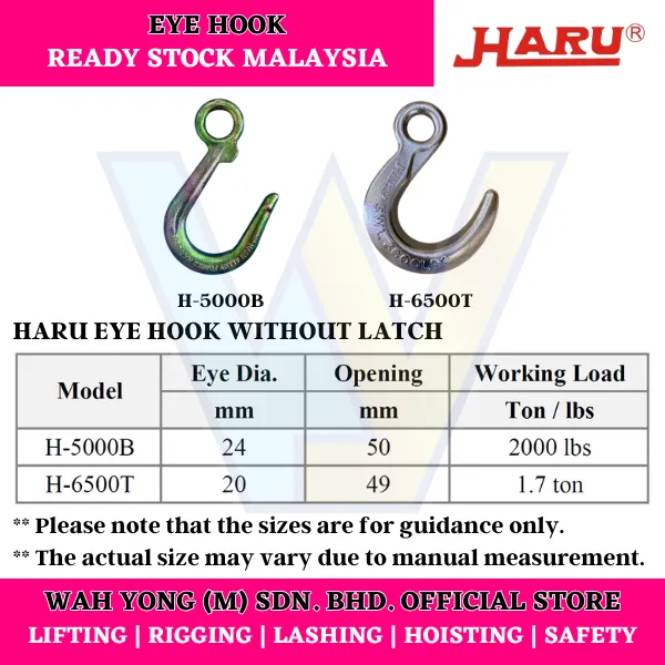 HARU%20EYE%20HOOK%20WITHOUT%20LATCH%20(H-5000B%20/%20H-6500T)%20-%20Image%205