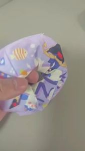 Wanderer Scaramouche Hair Scrunchie Set of 2 Anime Game Character Fabric Hair Tie Elastic Band Cute Headwear Collectible Merchandise for Fans