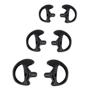 3 Pairs Ear Molds Soft 2-Way Radio Earmold Replacing Earpiece Insert for Acoustic Coil Tube kits Headphone Acces