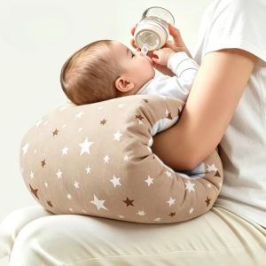 VIVIDI Vải cotton Gối hỗ trợ tay khi cho con bú. Lót lông cừu dày dặn Vải mềm mại Gối hỗ trợ cho người chăm sóc.  Thoải mái Gối cho con bú Dành cho trẻ sơ sinh.