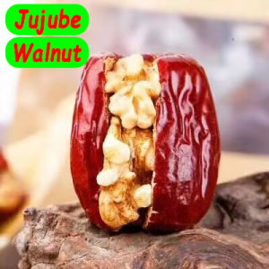 WooNut Naturally Zero Additives Healthy Food Chinese Dates and Walnuts Jujube with Walnut Good Snacks